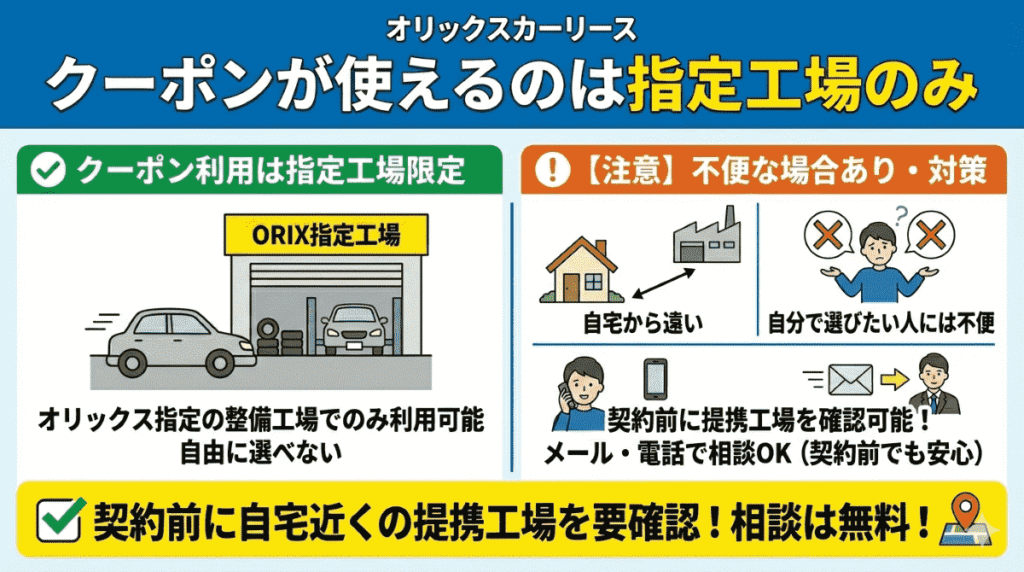 整備工場が指定
