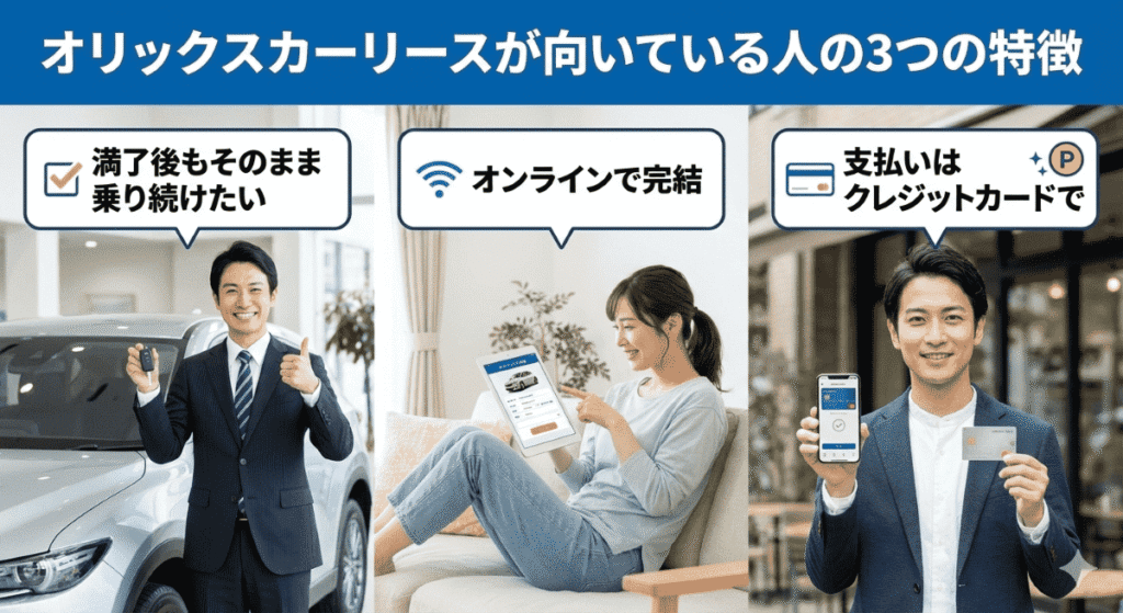 オリックスカーリスが向いている人